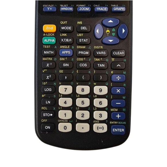 Texas Instruments TI-83 Plus Graphing Calculator Black With Cover TESTED WORKS - Picture 7 of 10